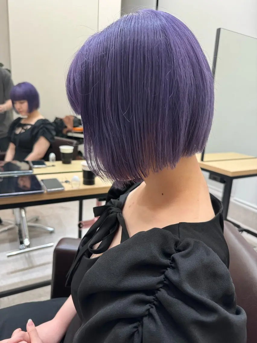 ケアブリーチ+カラー+スプリナージュトリートメントの写真