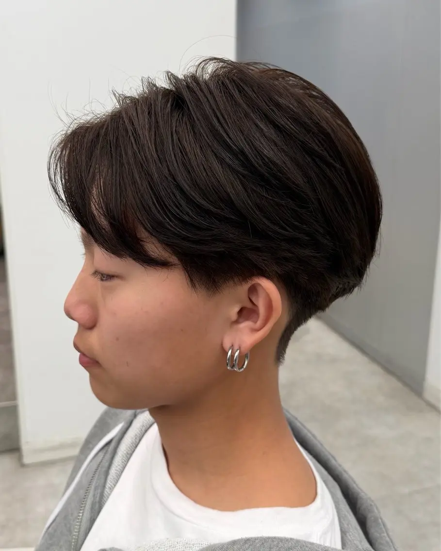 メンズ カット パーマ あおき いおりのヘアスタイル