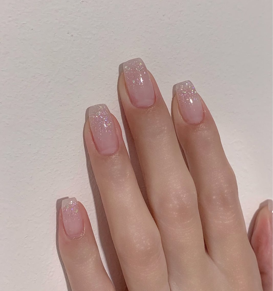 ネイル ハンドネイル 🎀PG🩵 ネイルサロンのネイルデザイン