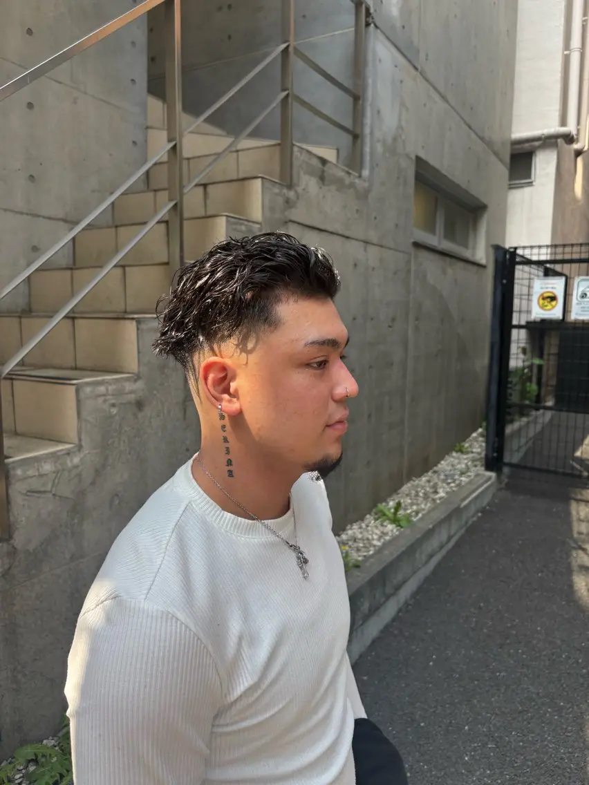 メンズ カット 社会人フェード特化 ／渋谷の雄大のヘアスタイル