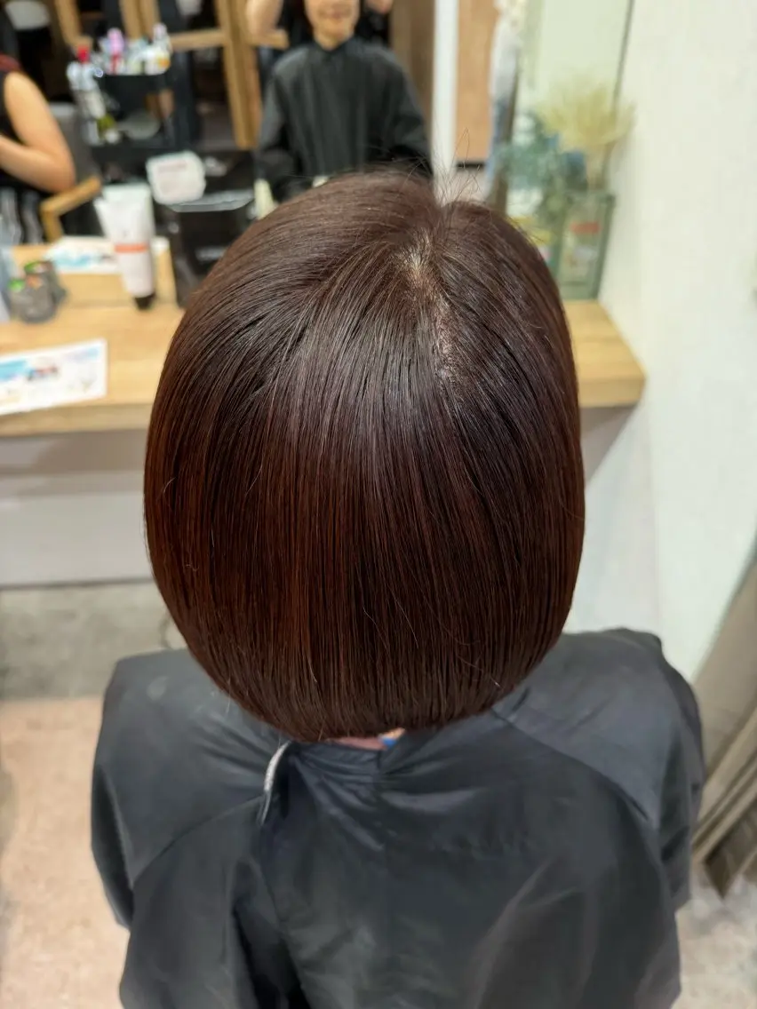 ショート カラー ヘアカラー トリートメント ヘアセット 縮毛矯正/エクステ /艶カラー/ヘアメのヘアスタイル