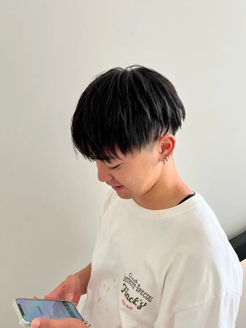 メンズ カット メンズパーマ/ メッシュ📍ユリのヘアスタイル