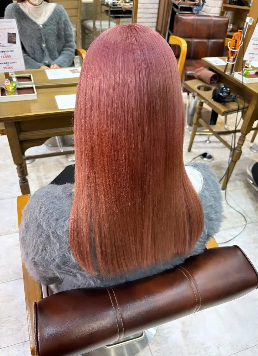 セミロング ヘアカラー 🪼艶カラー🪼 田口彩香のヘアスタイル