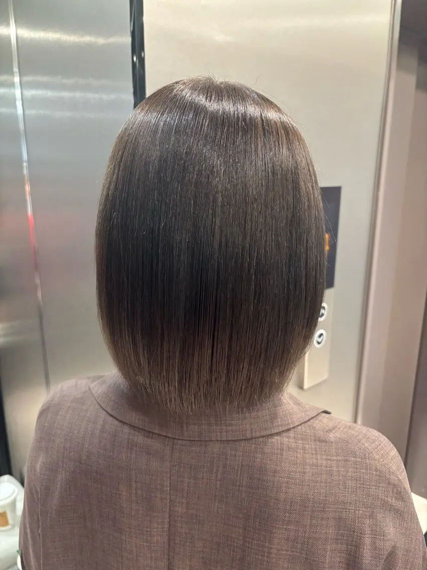 縮毛矯正 大森 万紘のヘアスタイル