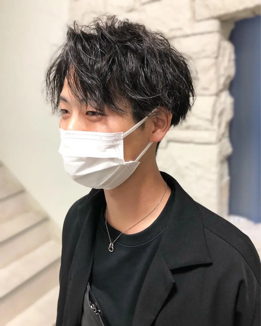 パーマ ヘアアレンジ メンズ カット パーマ トリートメント ヘアセット メンズ特化✂️栗原 侑也のヘアスタイル