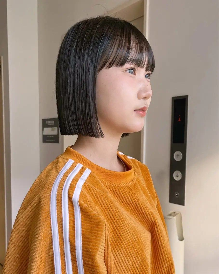 ショート かわい りほのヘアスタイル