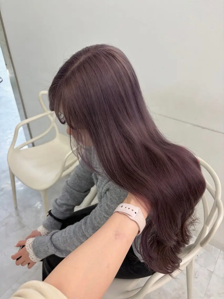 ロング 淡色ラベンダー♡ ニーナ🎀🦙のヘアスタイル