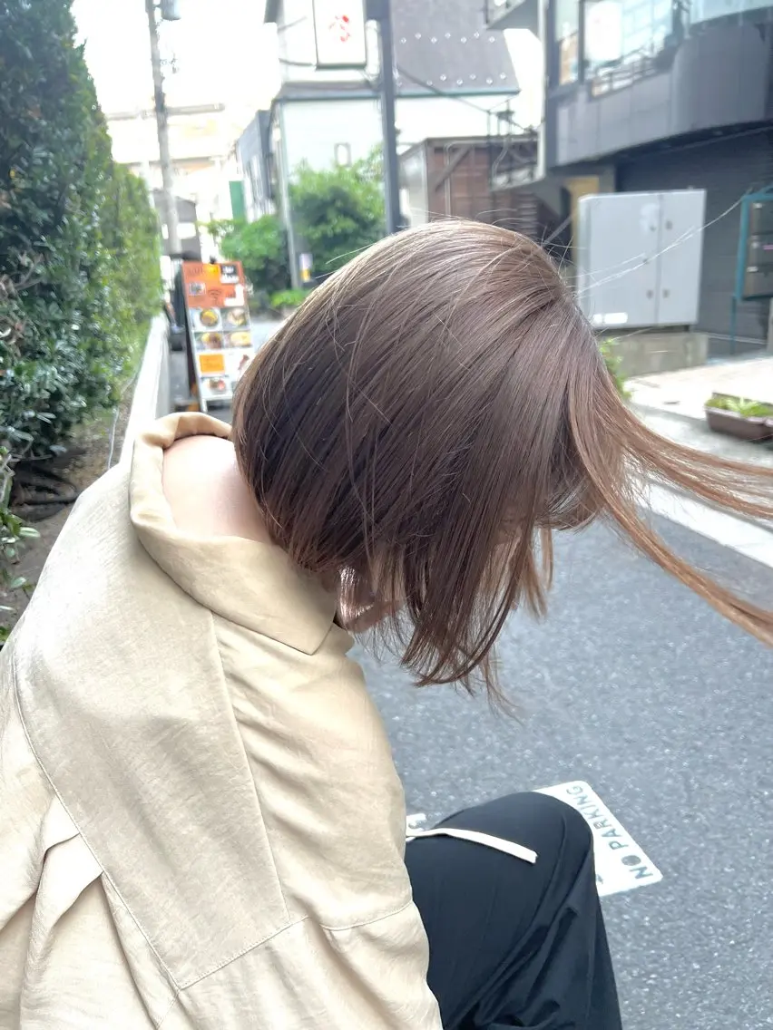 ショート カラー カット ヘアカラー トリートメント HARU//原宿🤍 リピート率NO.1のヘアスタイル