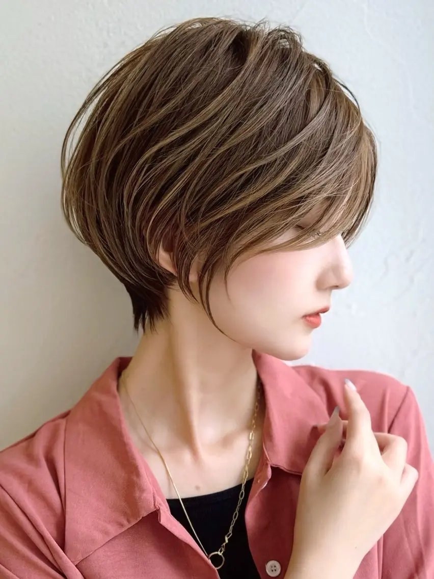 ショート ショートヘア ショート/ 山見陽のヘアスタイル