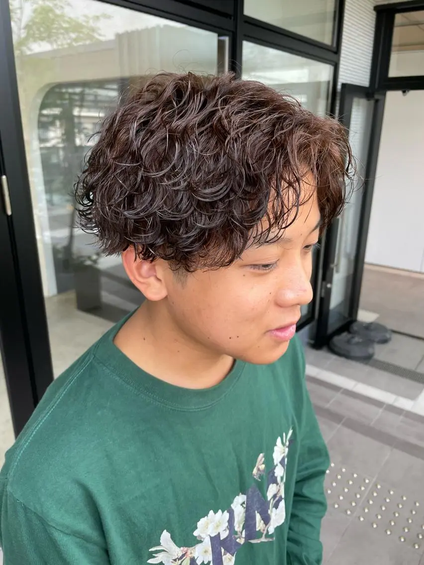 【新規men's】カット+カラー+パーマの写真