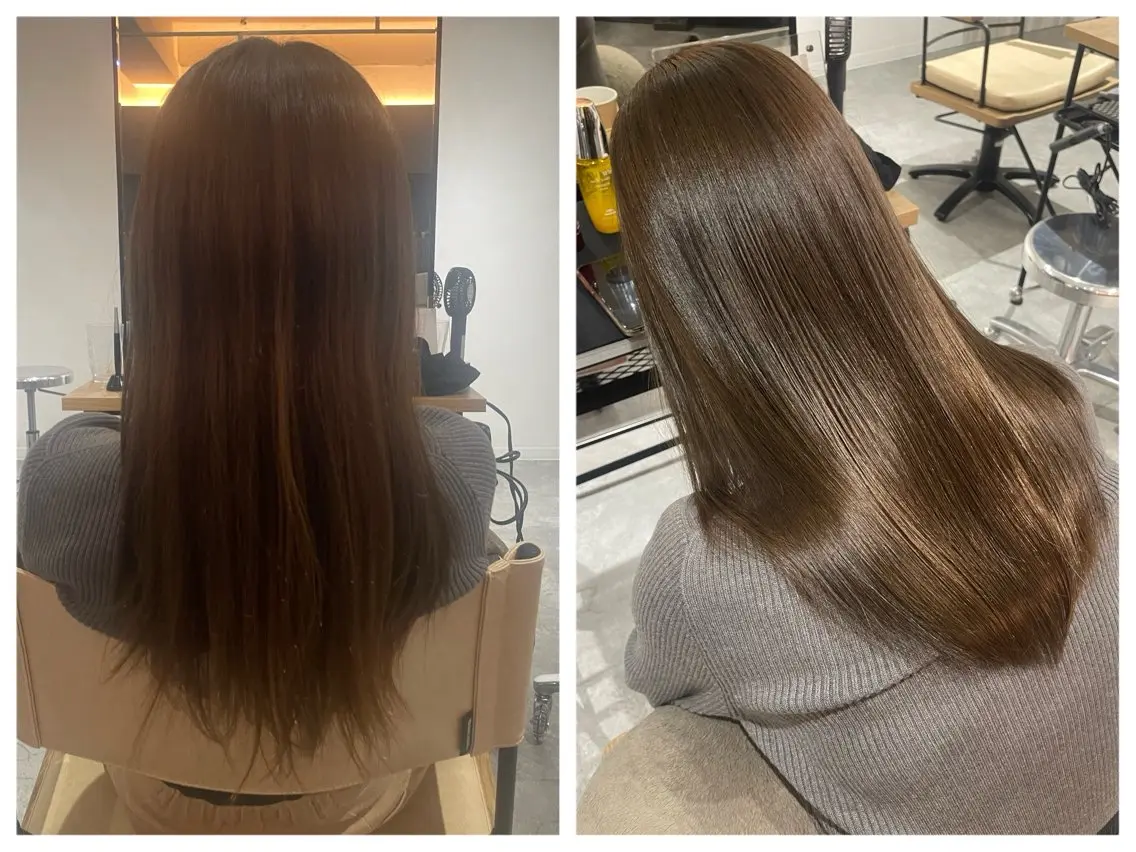 カラー ヘアカラー 天王町×艶感 カラー 🍒サヤ🍒のヘアスタイル