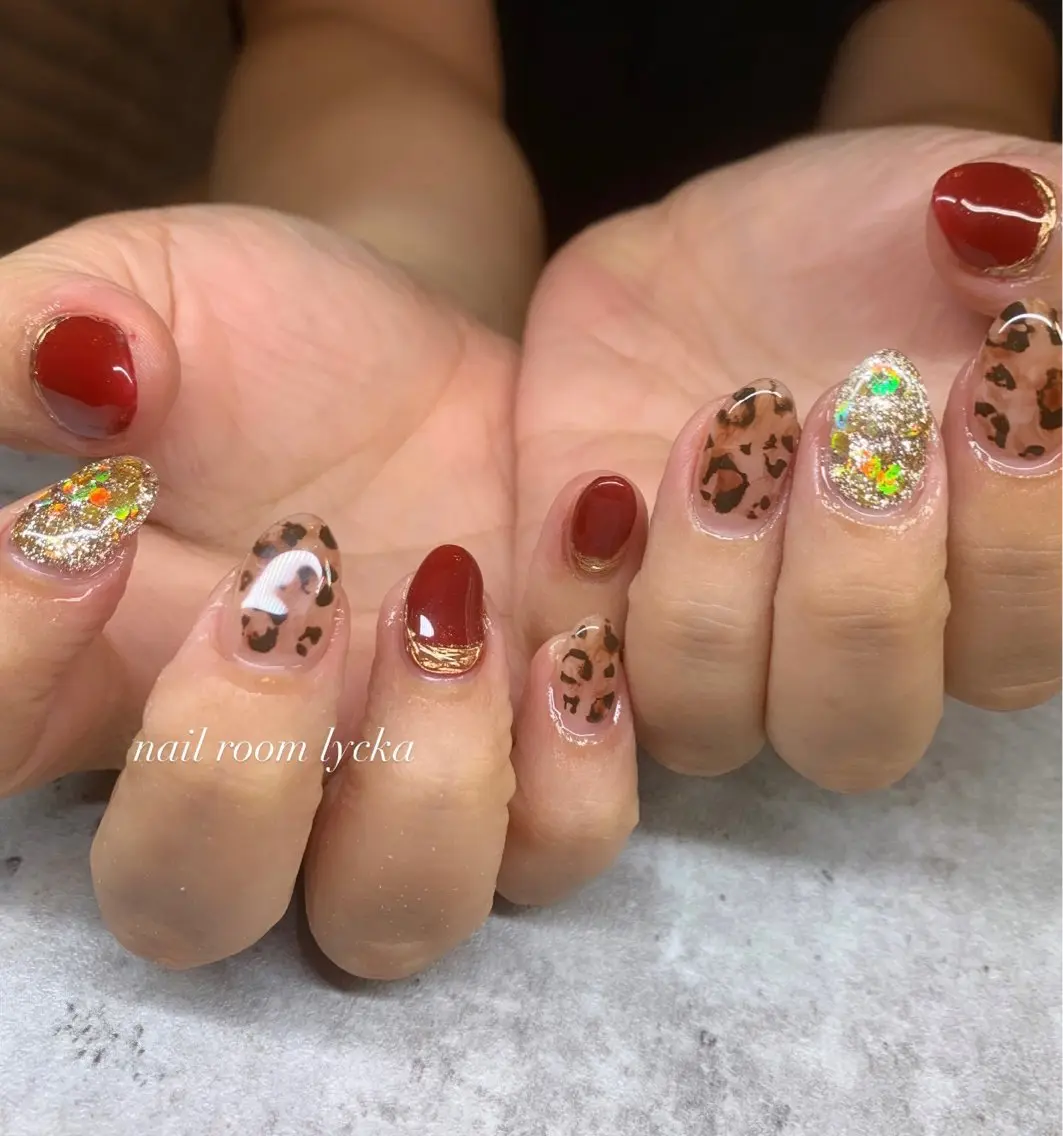 ネイル ネイルルームリッカ 𝐦𝐚𝐲𝐮のネイルデザイン