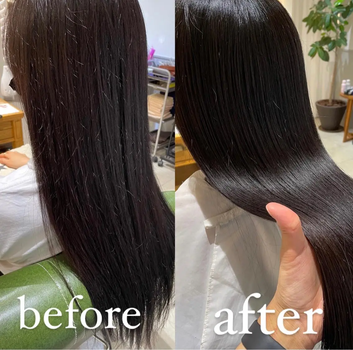 ロング 髪質改善 トリートメント カット ヘアカラー トリートメント 過去一の柔髪ヘア 🌿einshairのヘアスタイル