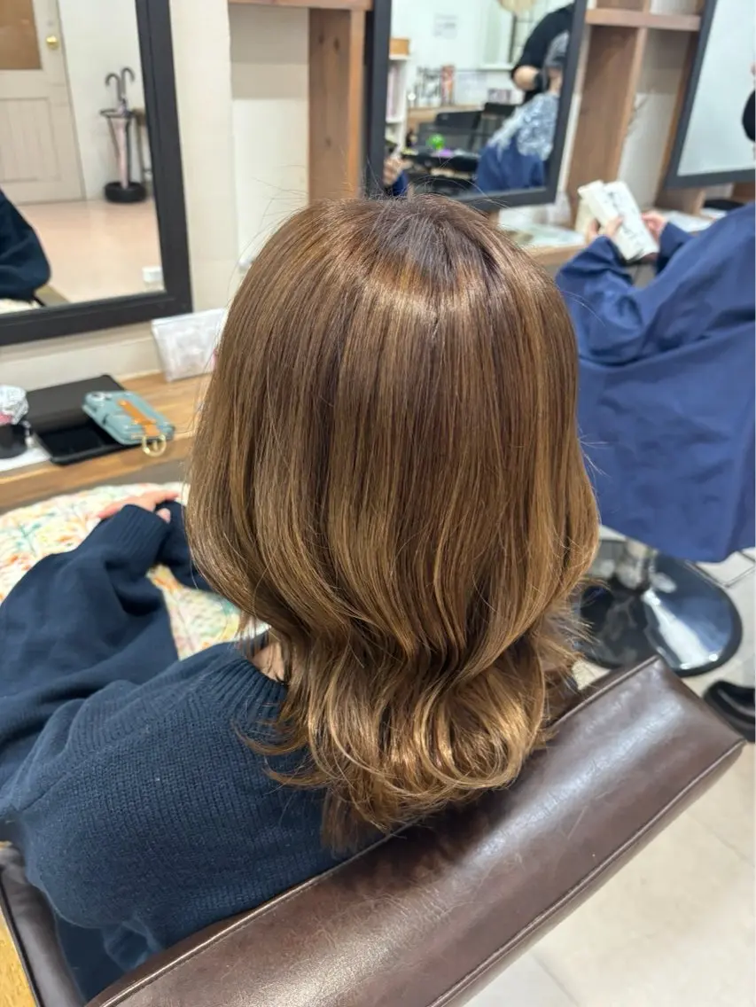 カラー ヘアカラー tetote ミコのヘアスタイル