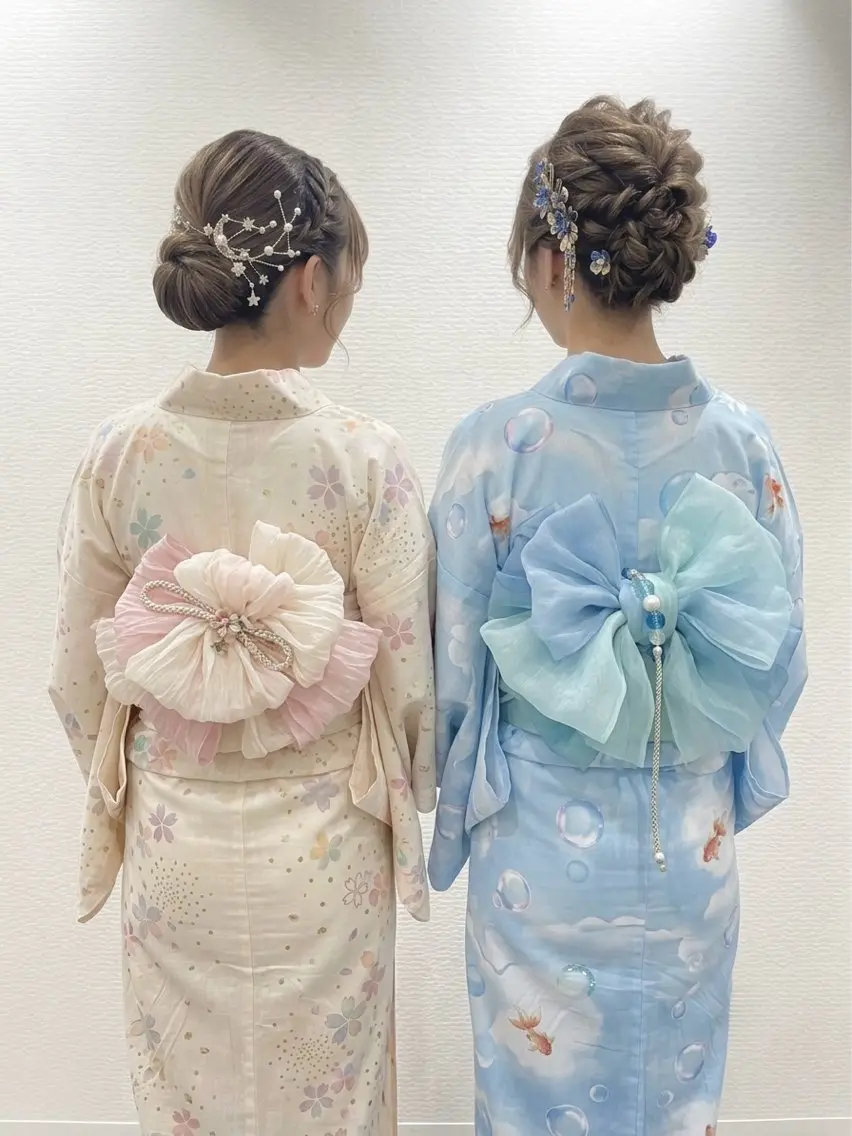 ヘアアレンジ 浴衣 着付け HairMake YUKAのヘアスタイル