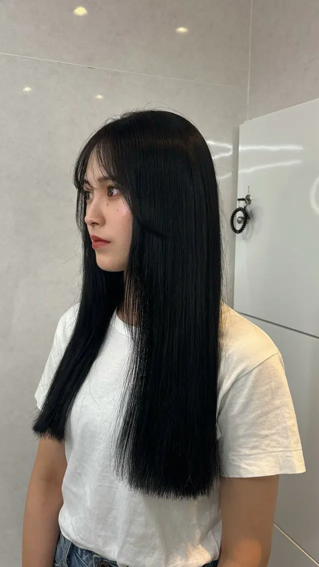 ロング カット ヘアカラー トリートメント 【ALEAP】 coconaのヘアスタイル