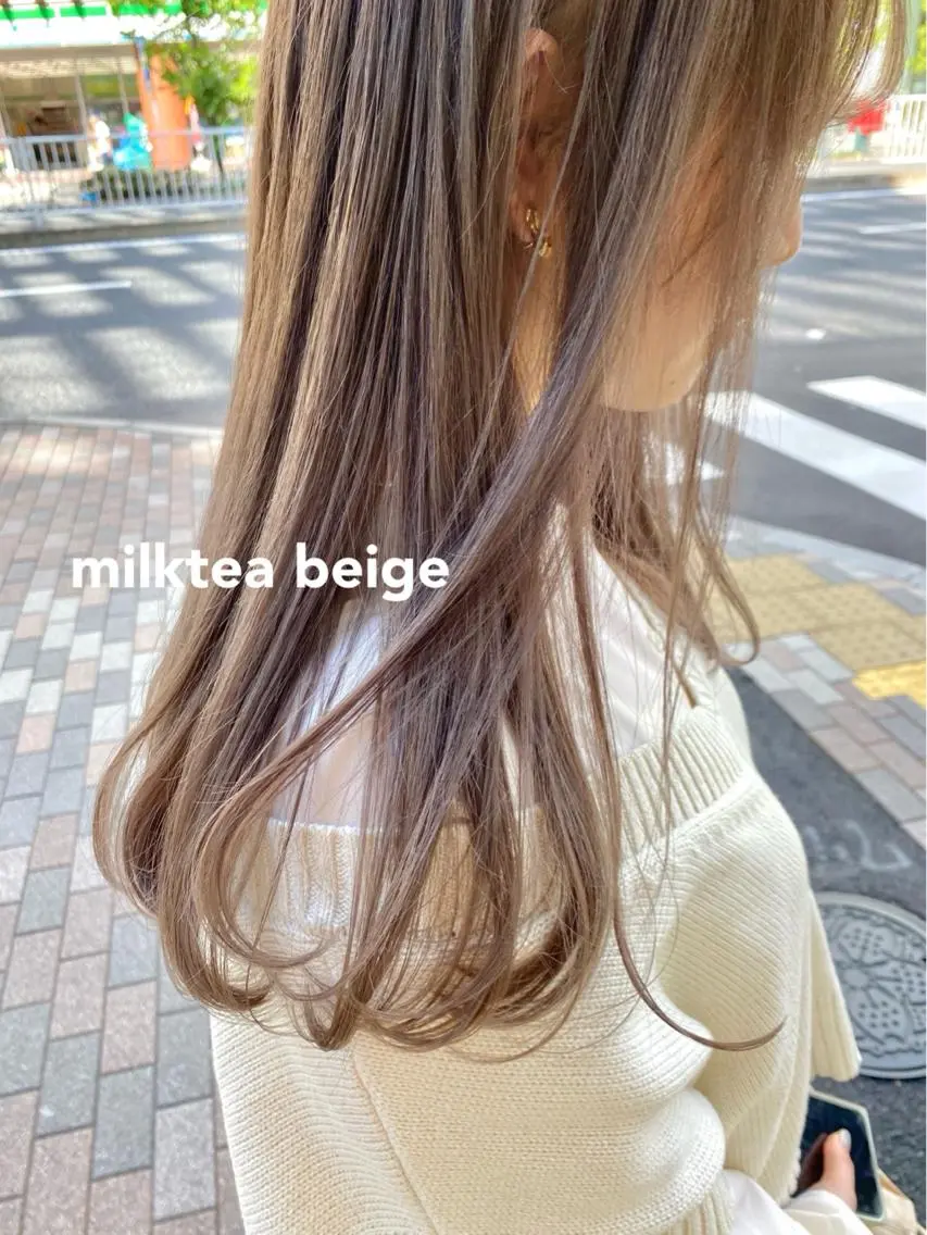 【おすすめ🍒】カット＋カラー＋シルクトリートメント＋コテ巻きの写真