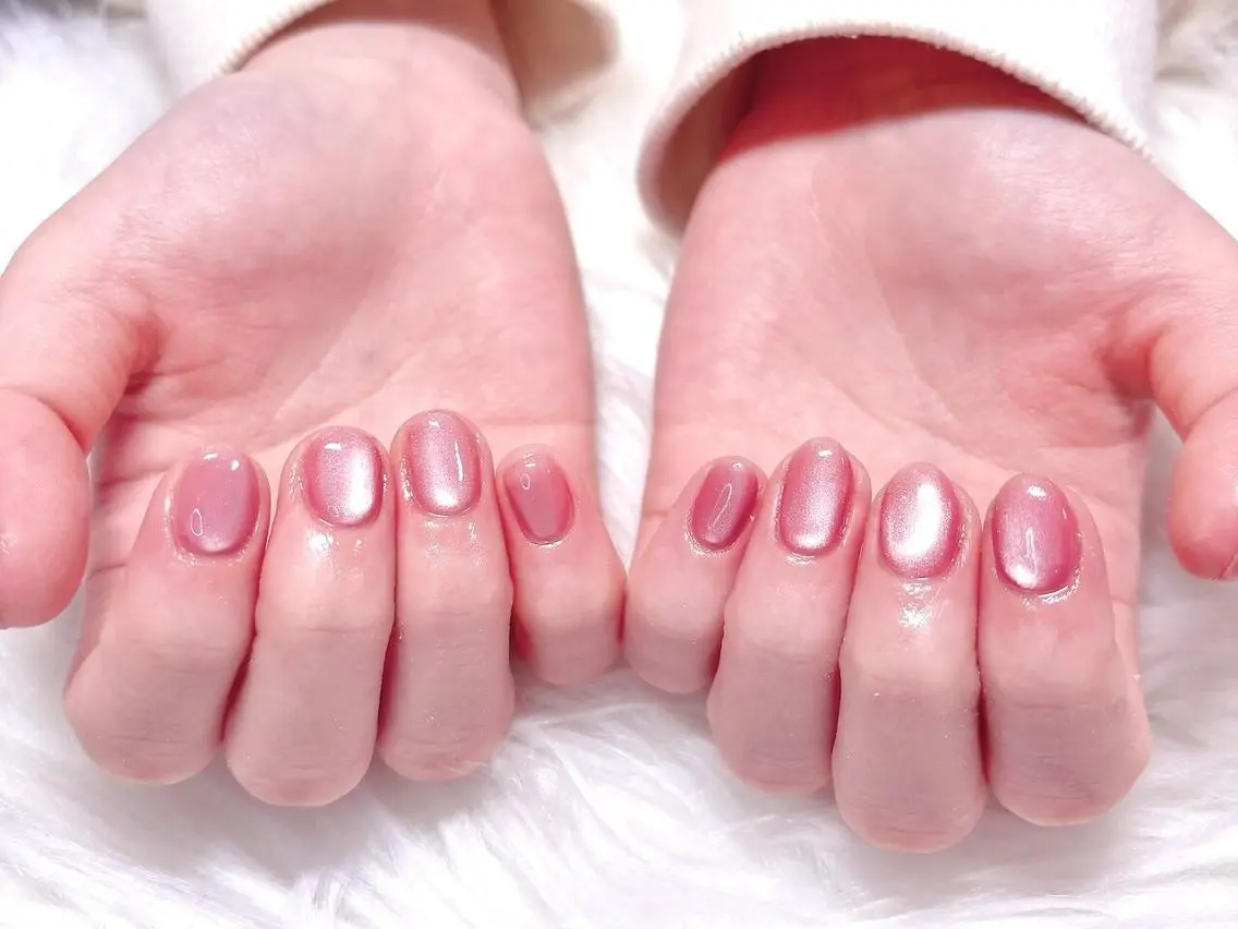ネイル マグネットネイル オフィスネイル シンプルネイル Noix Nailのネイルデザイン