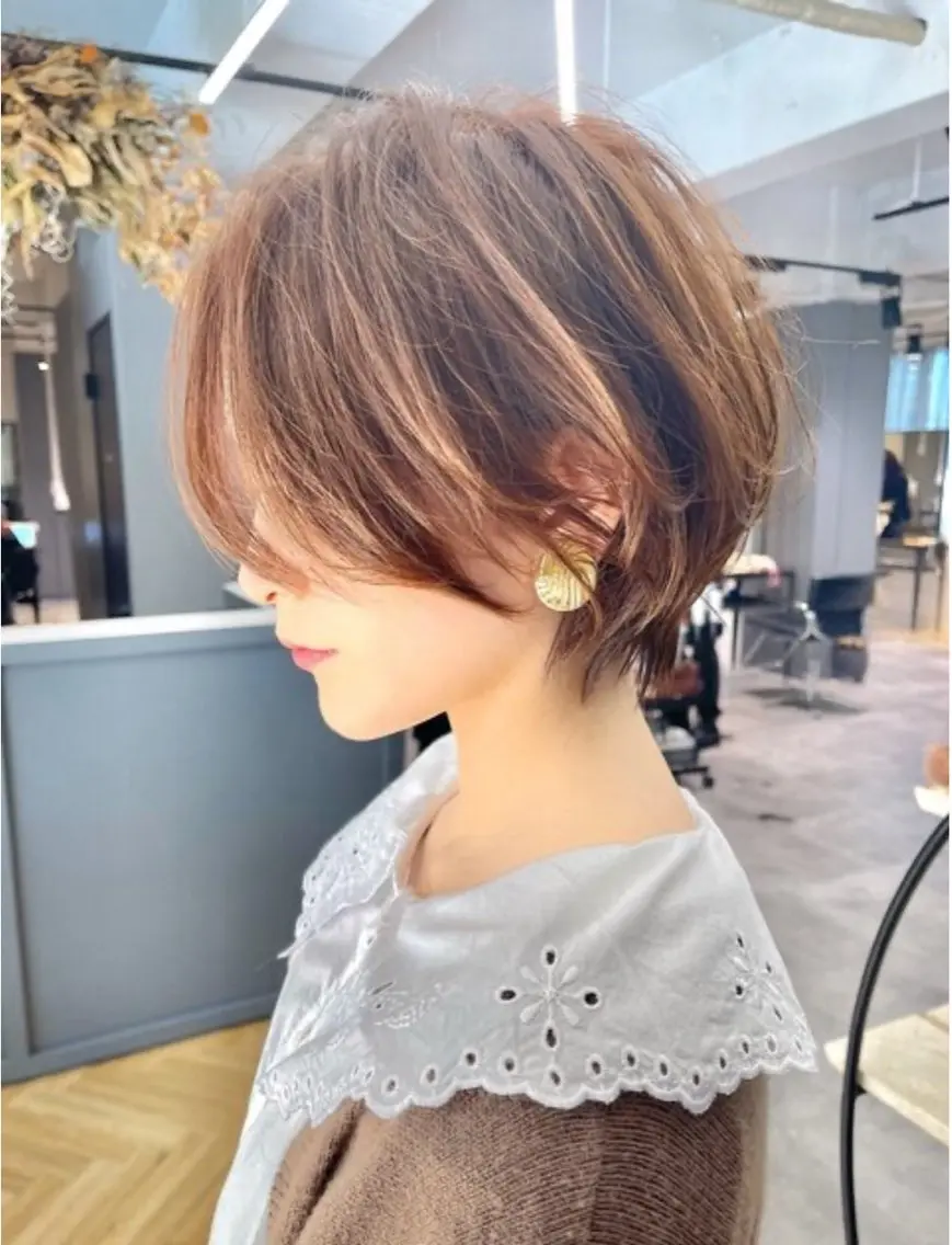 ショート 似合わせショート 森岡俊亮のヘアスタイル