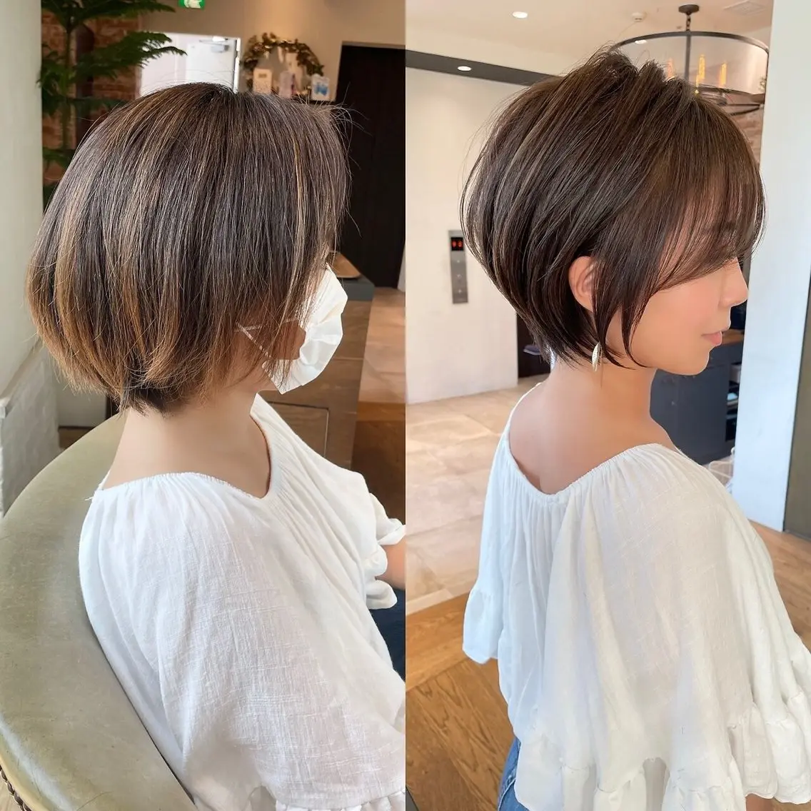 ショート カット トリートメント 大人女性お悩み解決 ショート/イハカズキのヘアスタイル