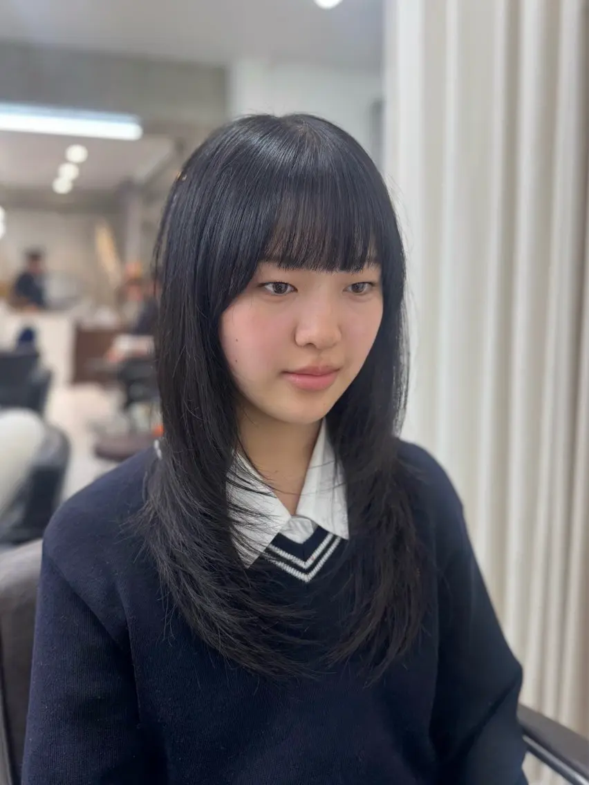 セミロング 田島拓海 ボブカットのヘアスタイル