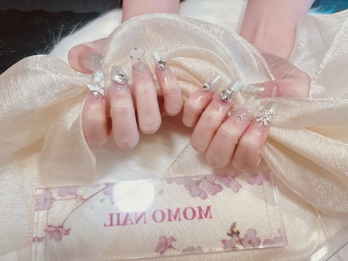 ネイル アートネイル 長さ出し Runa Riseのネイルデザイン