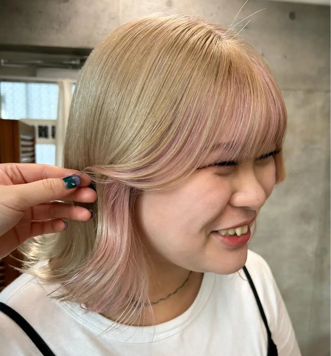 カラー カット ヘアカラー トリートメント デザインカラー/ kanae🌱のヘアスタイル