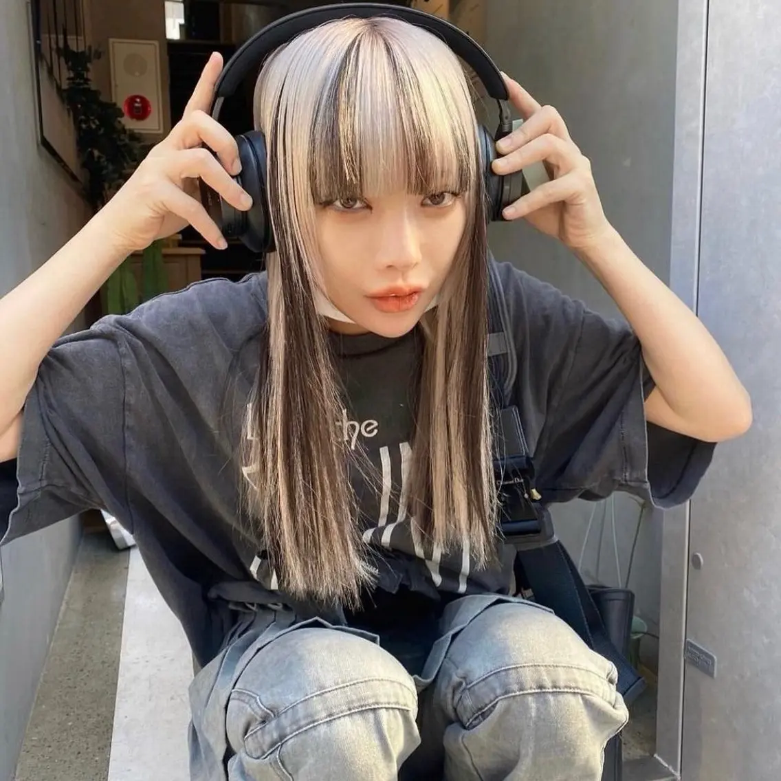 【ミニモ学割🧑🎓】デザインカラー(ケアブリーチ込)+メンテナンスカット/インナーカラー/ルーツカラーの写真