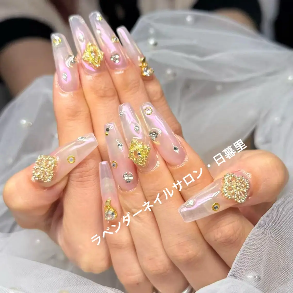 ネイル ラベンダー💖日暮里 ルル💖ネイルのネイルデザイン