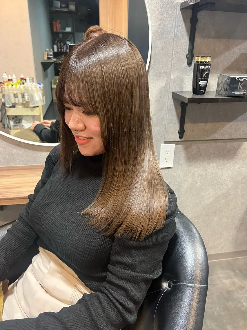 カラー 林 将大のヘアスタイル