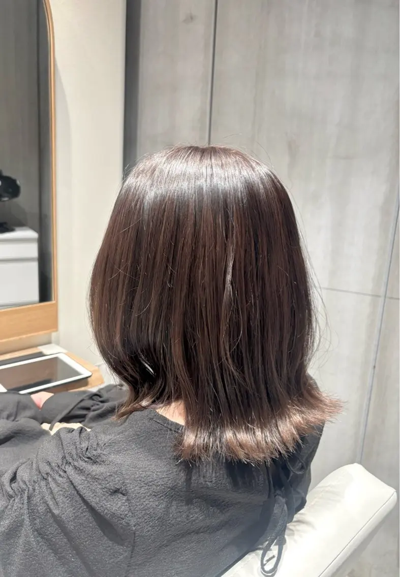 ミディアム カラー パーマモデル募集/ みはなのヘアスタイル