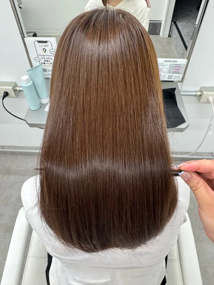 ロング カラー ベージュカラー オリーブベージュ 🌟モデル募集 /さら🩷のヘアスタイル