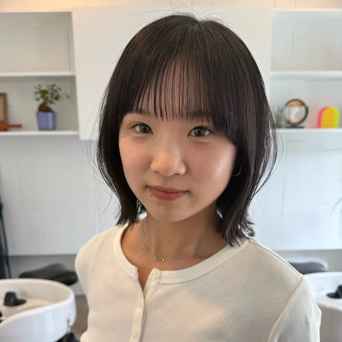 ミディアム 【新潟/ボブとカラー は僕】あいる🫧のヘアスタイル