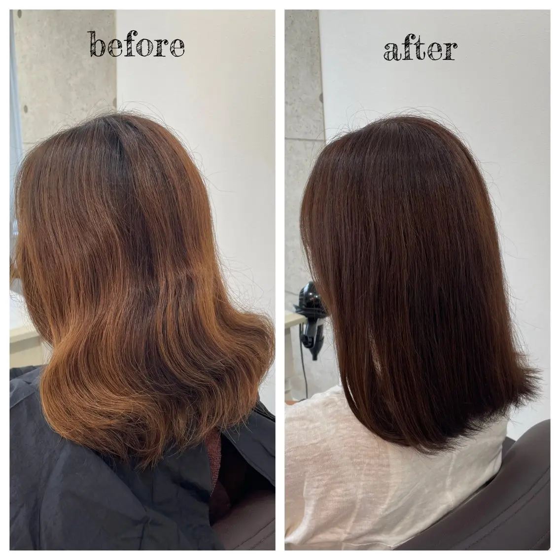 ミディアム カラー ヘアカラー PutiLuca 浅川のヘアスタイル