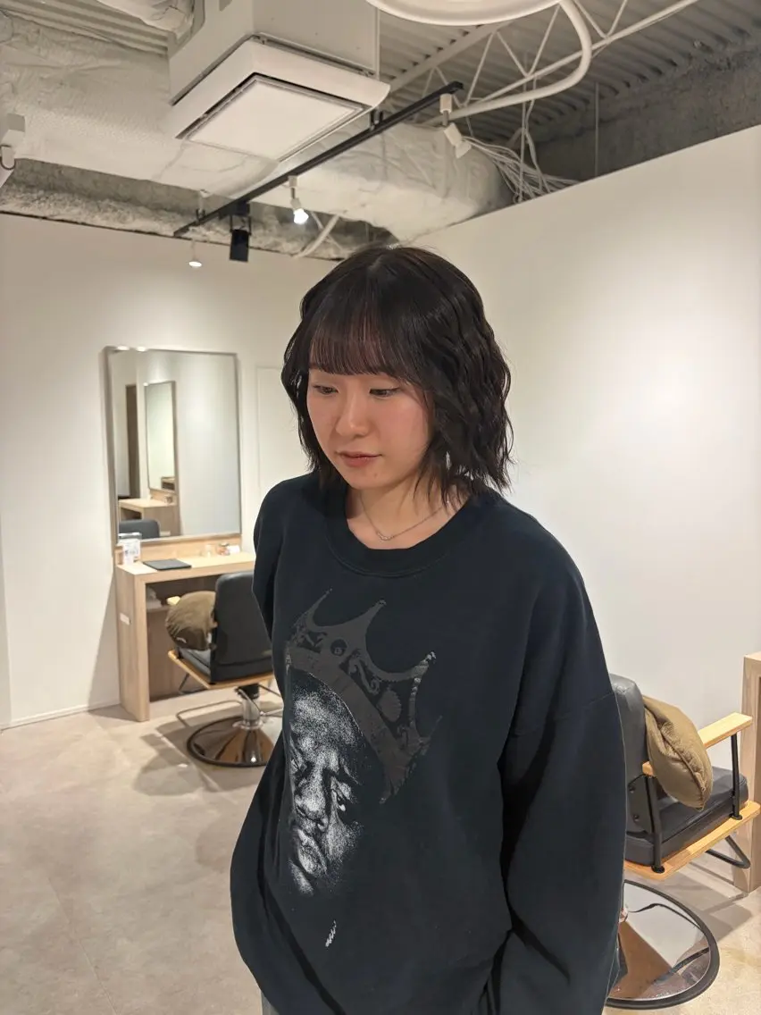 ショート カラー パーマ ヘアアレンジ SAAYA/ カラーモデル募集中のヘアスタイル