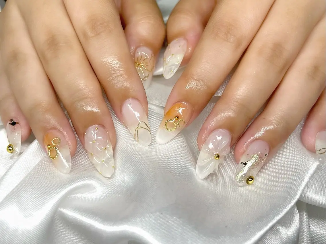ネイル 成人式 ハンドネイル nailist kananのネイルデザイン