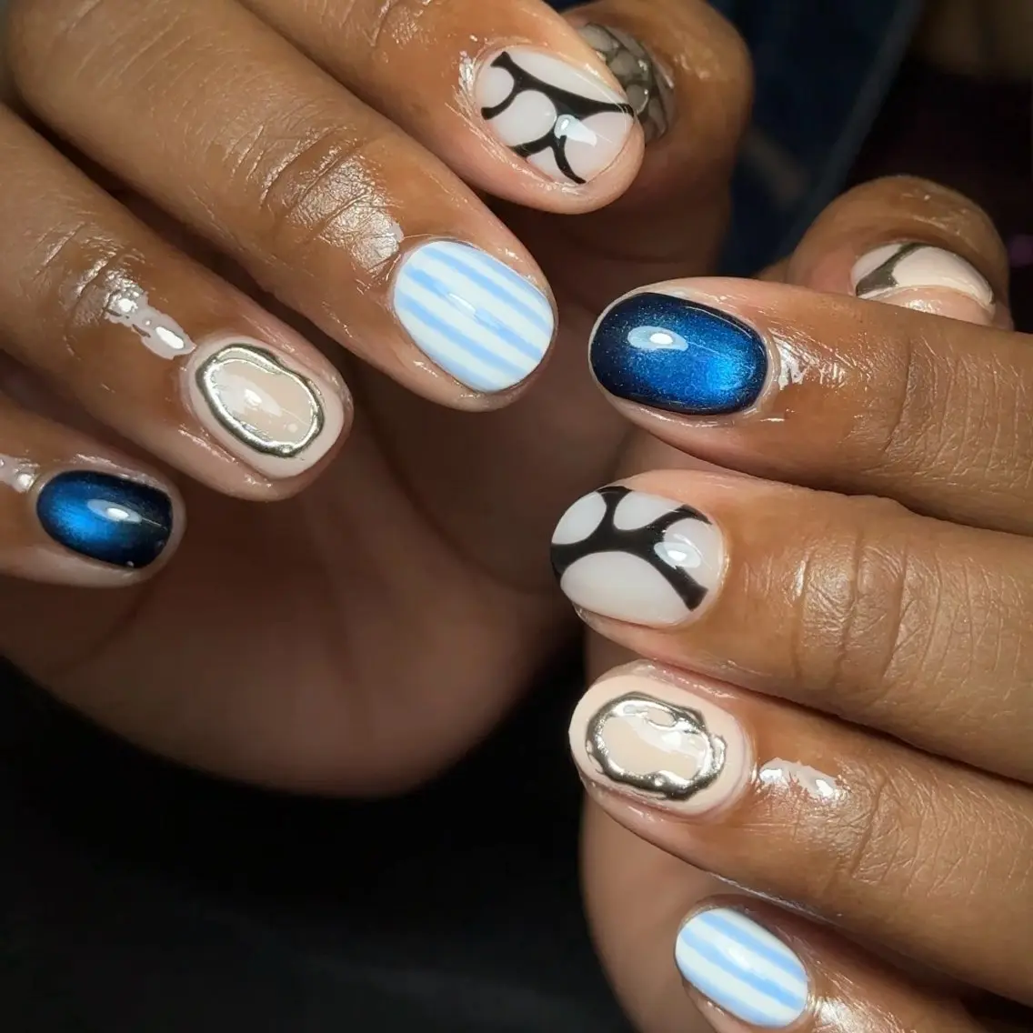 ネイル ワンホンネイル ハンドネイル AKIKO NAILのネイルデザイン