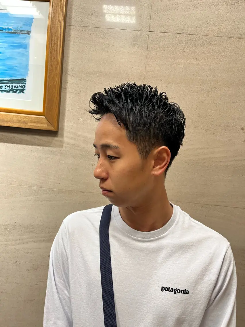 ショート カット ヘアセット 練習用 坂場のヘアスタイル