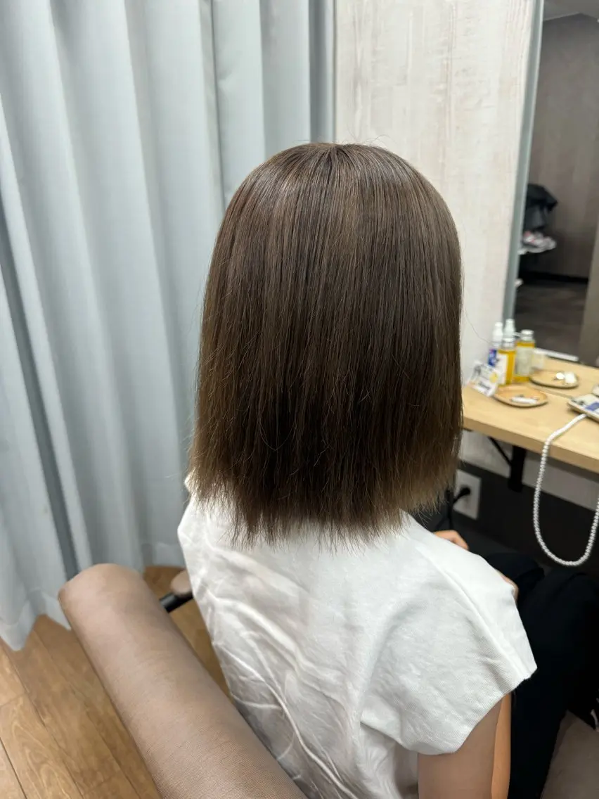 ミディアム カラー カット ヘアカラー TELA HAIR 幕張本郷店　千尋のヘアスタイル