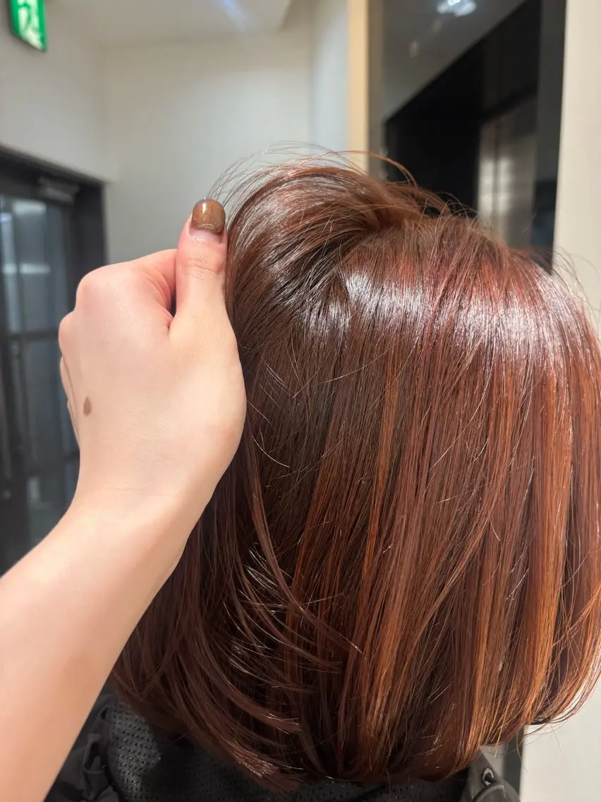 ショート レイヤー/透明感 カラー🍀そら🪽のヘアスタイル