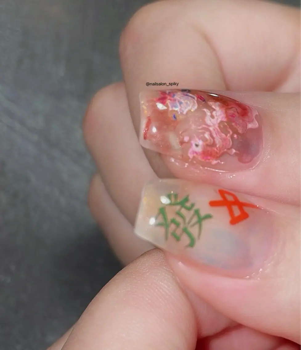 ネイル Spiky とうげ ふうかのネイルデザイン