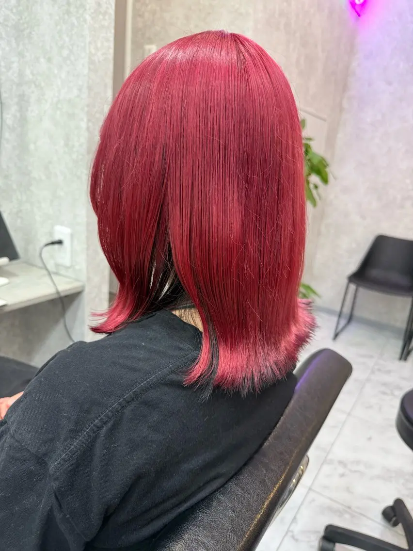 ショート カラー 🌺ハイトーン🌺 矢葺 なぎさ🌺🌺のヘアスタイル