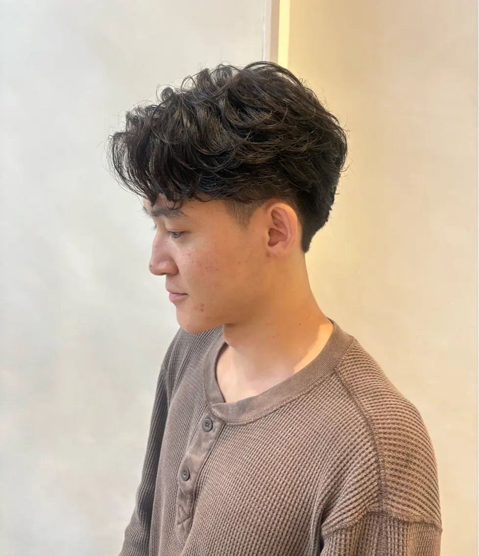 🌟10/6限定🌟✨men's ニュアンス・フェザーパーマ✨(スタイリストによるcut付き)の写真