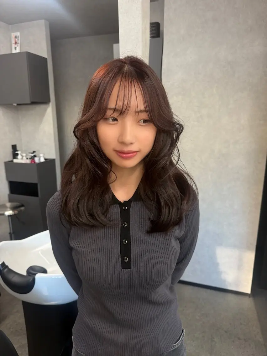 セミロング カラー ヘアカラー アヤカ （AYAKA）のヘアスタイル