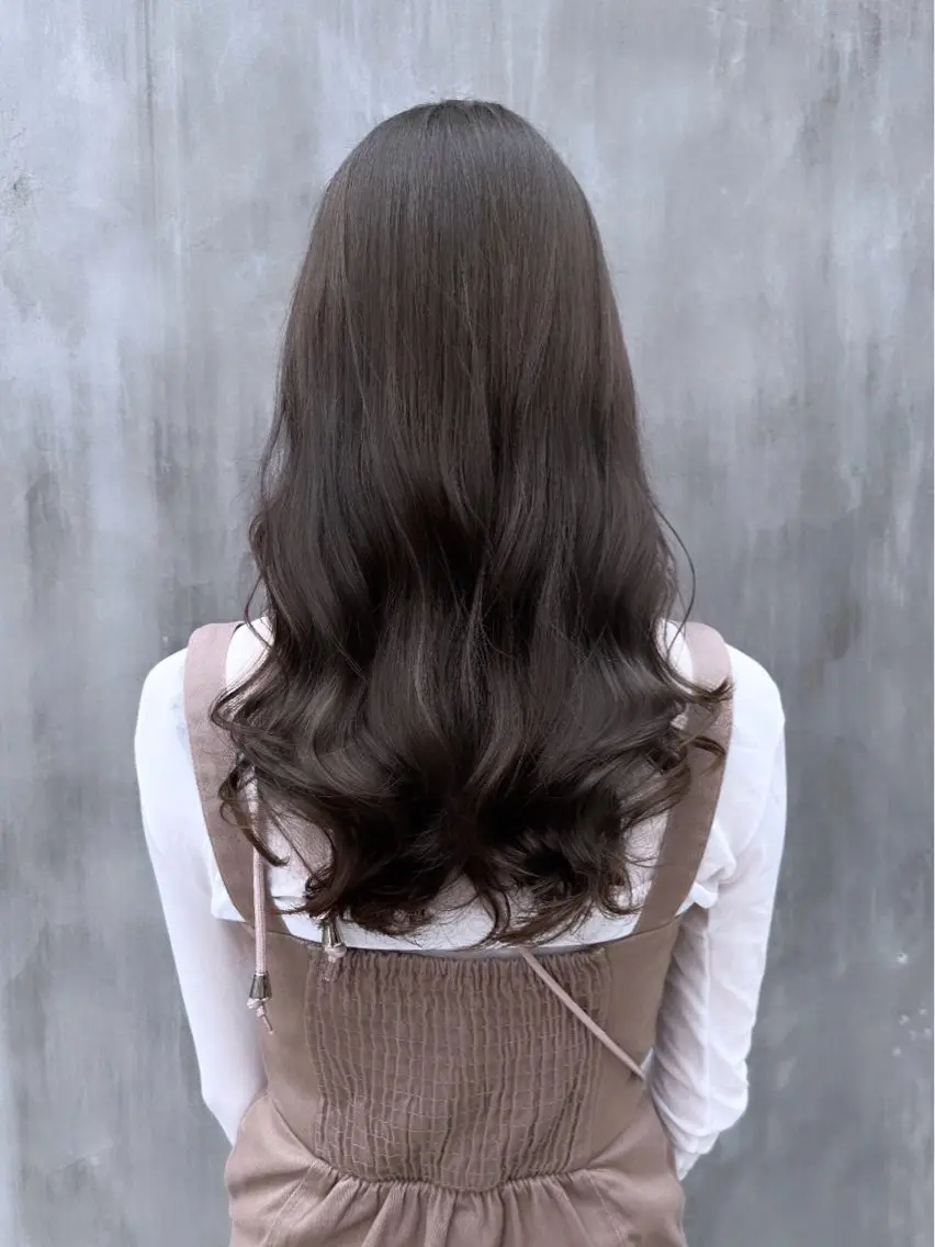 ロング 韓国風ヘア カット パーマ トリートメント 吉田 光佑のヘアスタイル