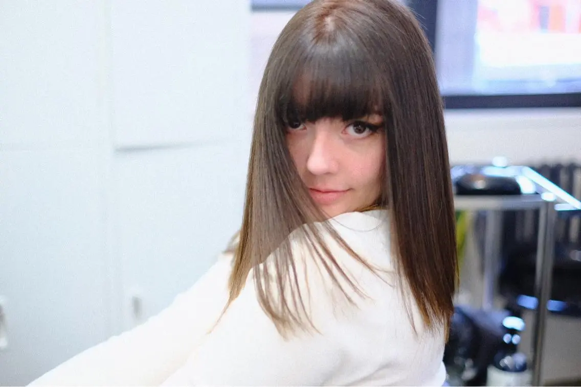 ロング ヘアカラー WHALE hair × beautyのヘアスタイル