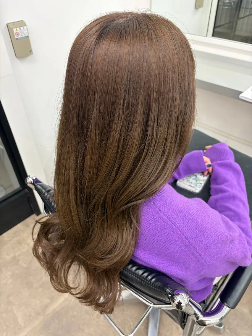 ロング カラー ヘアカラー ENV 船橋 佐久間 彩のヘアスタイル