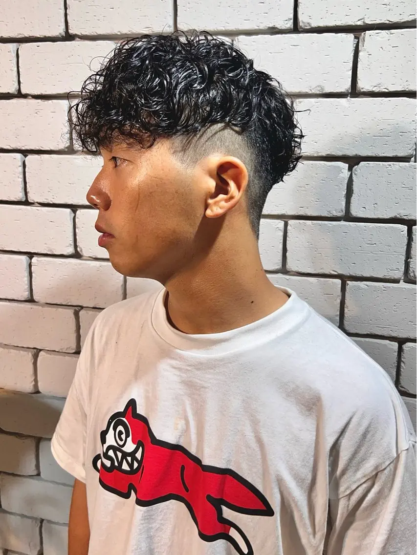 ショート パーマ メンズ メンズパーマ職人 加藤 弘貴のヘアスタイル