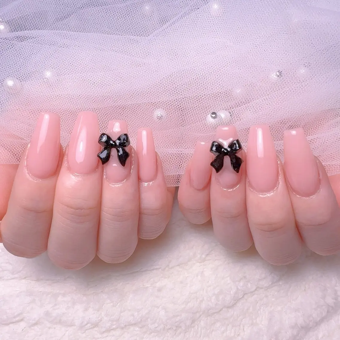 ネイル ワンカラーネイル スカルプネイル ネイルチップ ハンドネイル cat‘s nail🐈⬛のネイルデザイン