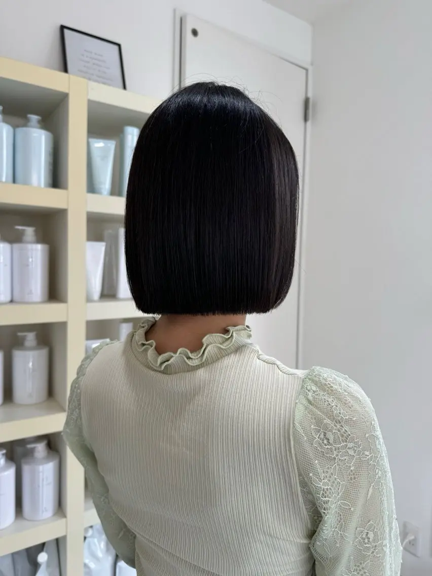 ショート ボブ 堀越 美羽のヘアスタイル